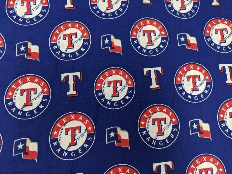 Texas Rangers Pattern Material Texas Rangers - MLB Extra Wide (58