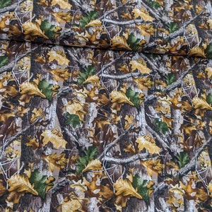 Real Tree - Branches Leaves Camouflage Camo - high quality quilting Cotton from the bolt