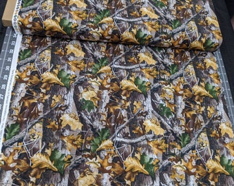 Real Tree - Branches Leaves Camouflage Camo - high quality quilting Cotton from the bolt