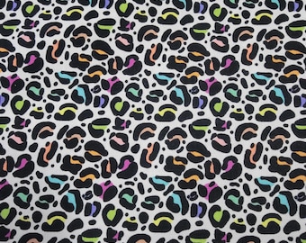 Tiny Rainbow Cheetah Leopard Print by  Dear Stella- high quality quilting cotton from the bolt