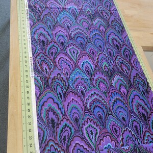 Marble Scallops Purple - Feb 2025 - by Philip Jacobs for the  Kaffe Fassett Collective - Beautiful Quilt Fabric  from the bolt