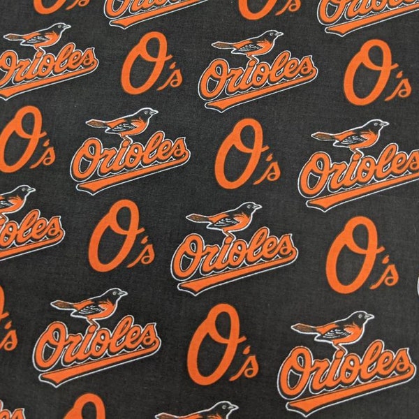 Baltimore Orioles - MLB extra wide (58") high quality quilting cotton from the bolt