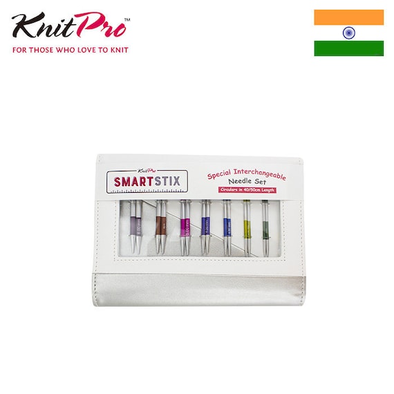 KnitPro Ginger Special Interchangable Circular Knitting Pins Deluxe Set 11 Pairs