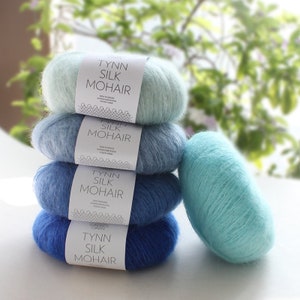 1*25g ball Sandnes Garn Tynn Silk Mohair yarn  mohair wool silk blended yarn   handknitting yarn