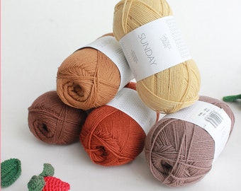 1*50g Sandnes Garn Sonntag Strickgarn 100% Merinowolle