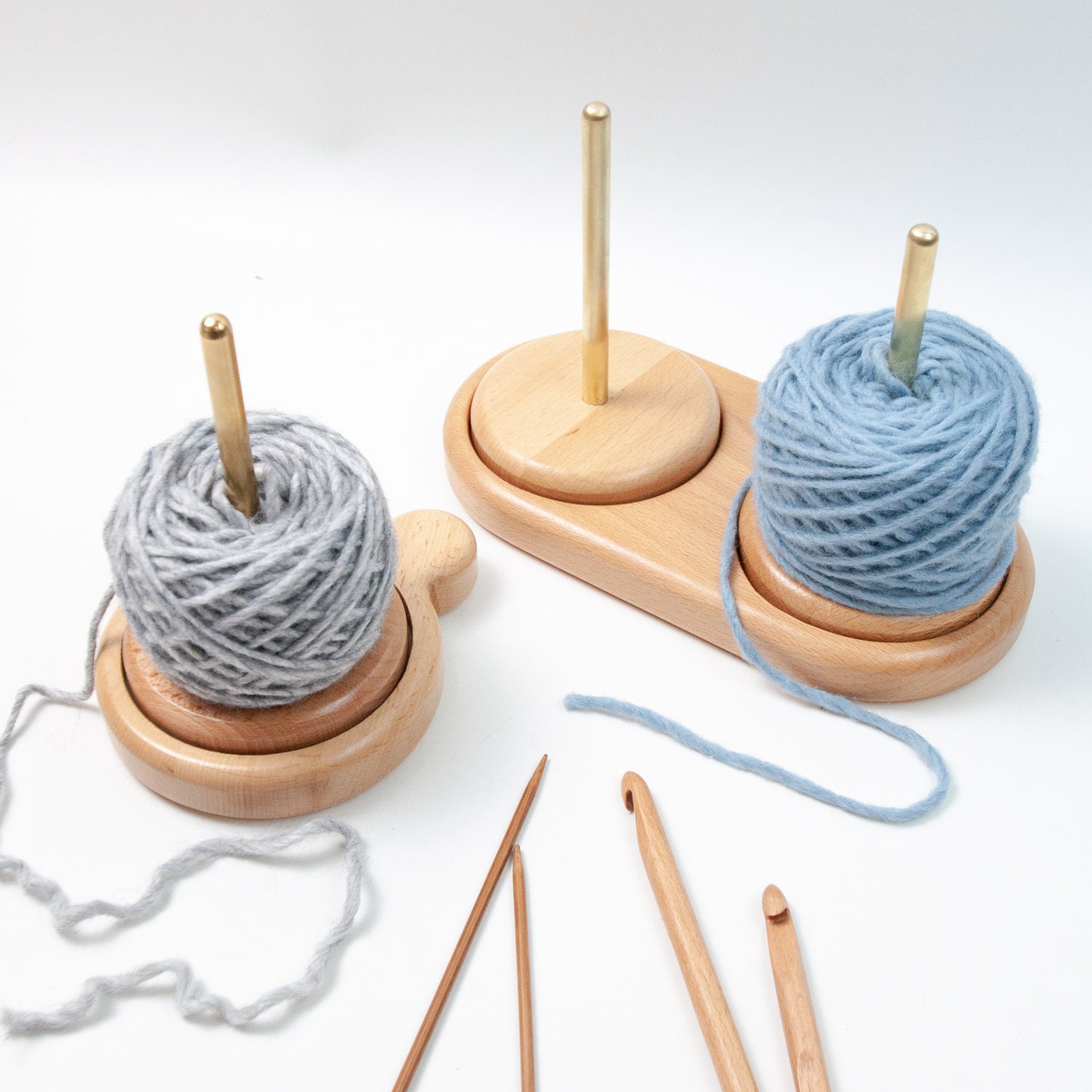 New Magnetic Yarn Holder For Knitting And Crochetin Crochet Gift For  Knitting Lovers Wooden Yarn Spinner For Crochet Yarn Holder