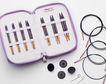 Knitpro New J’ADORE Cubics Special Interchangeable Circular Needle Set( needle tips 8.5 cm)