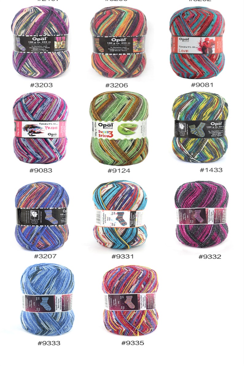 1100g Ball Opal Sock Yarn 75percent Wool 25 Percent - Etsy