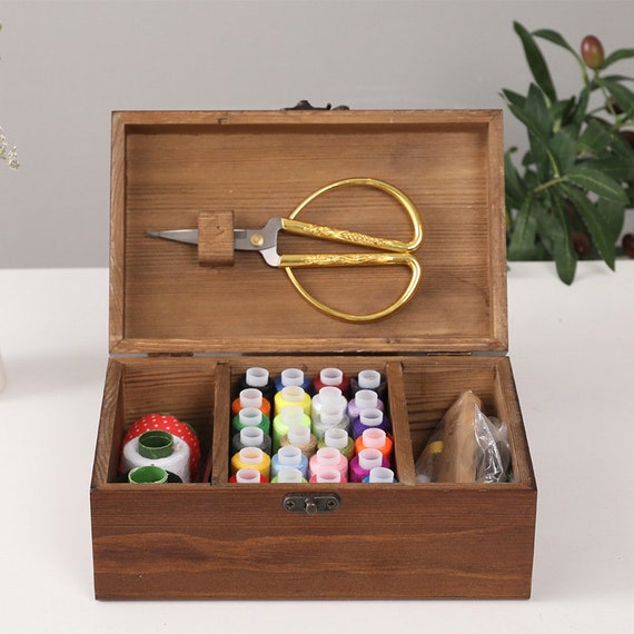 DIY Basket Sewing Accessories Household Needle Thread Storage Case