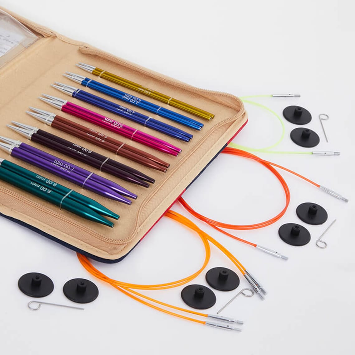 Knitpro Zing Interchangeable Circular Knitting Needles Set of Etsy