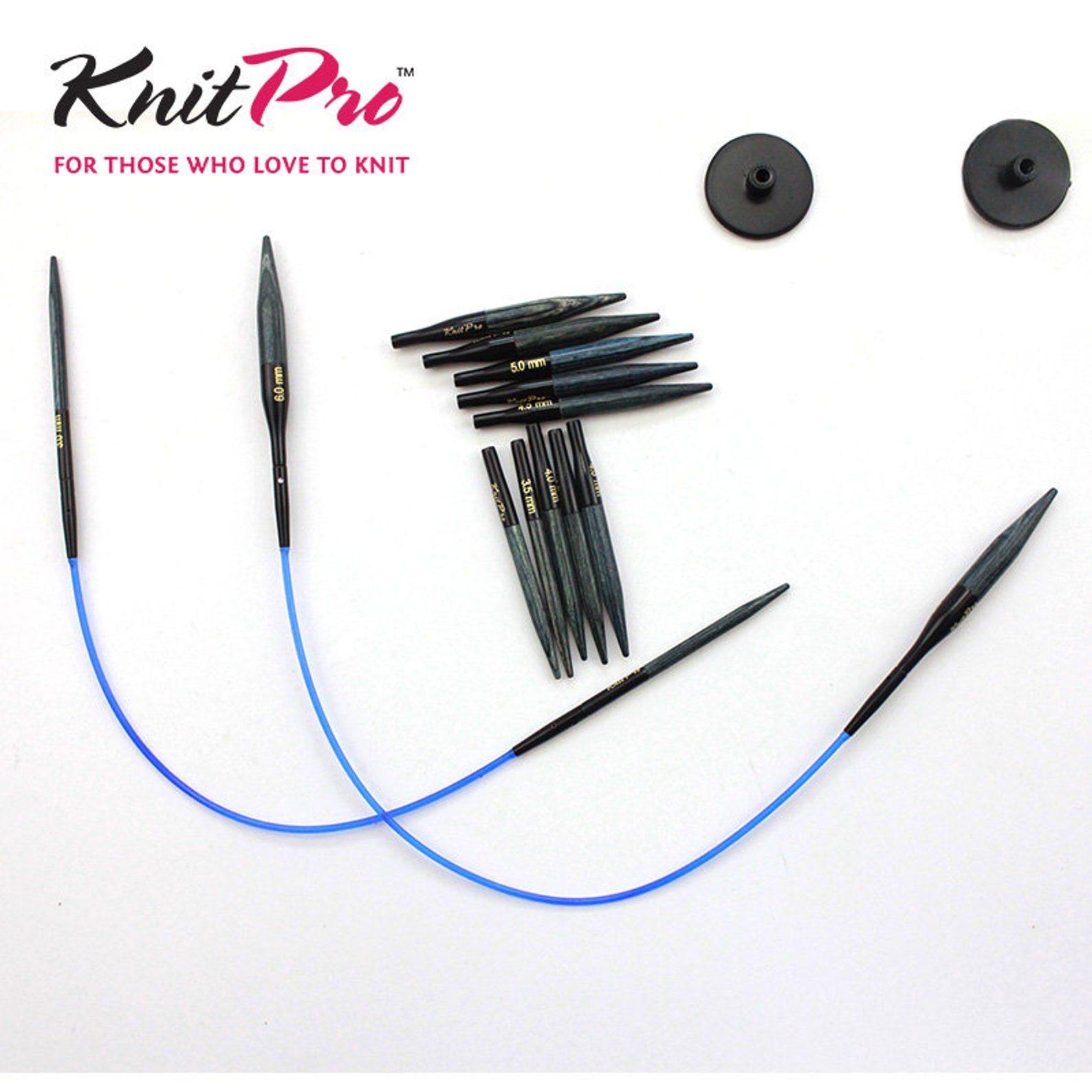 KnitPro Denim Mini Interchangeable Circular Knitting Needle Etsy