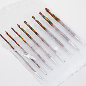 Tunisian Crochet Hook Set Includes X11 Long Hooks Sizes: 2mm-8mm