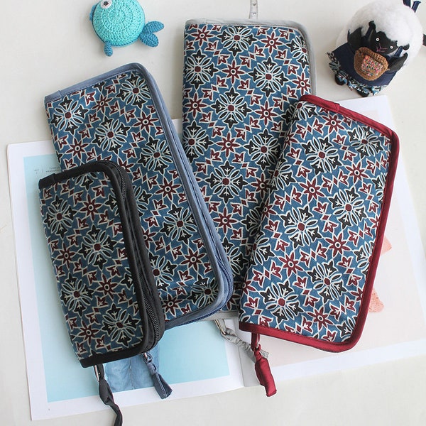 New Lantern Moon Ajrak Knitting Needle Case In Four Types