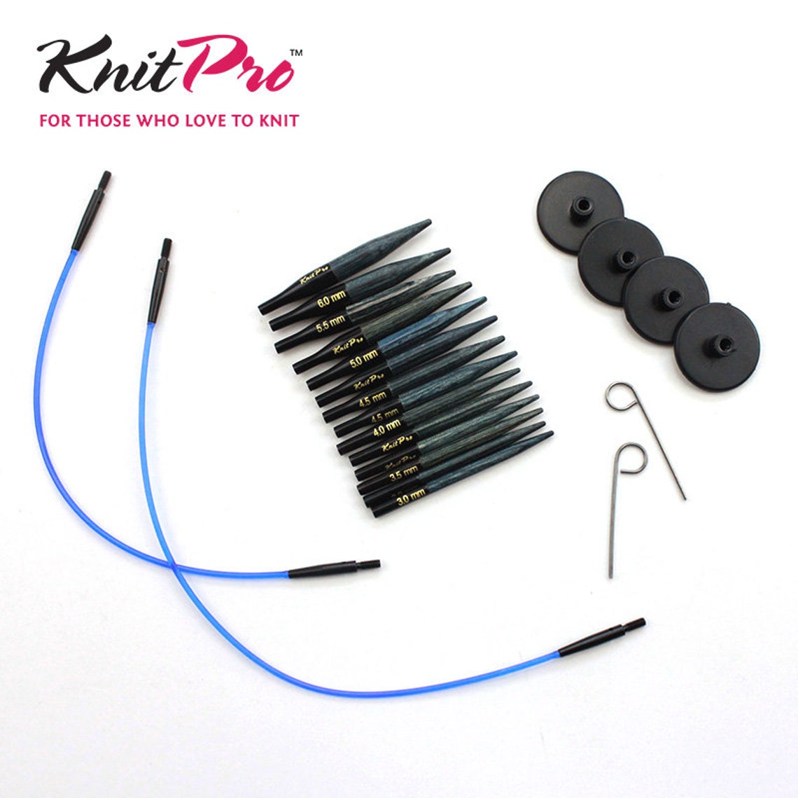 KnitPro Denim Mini Interchangeable Circular Knitting Needle Etsy