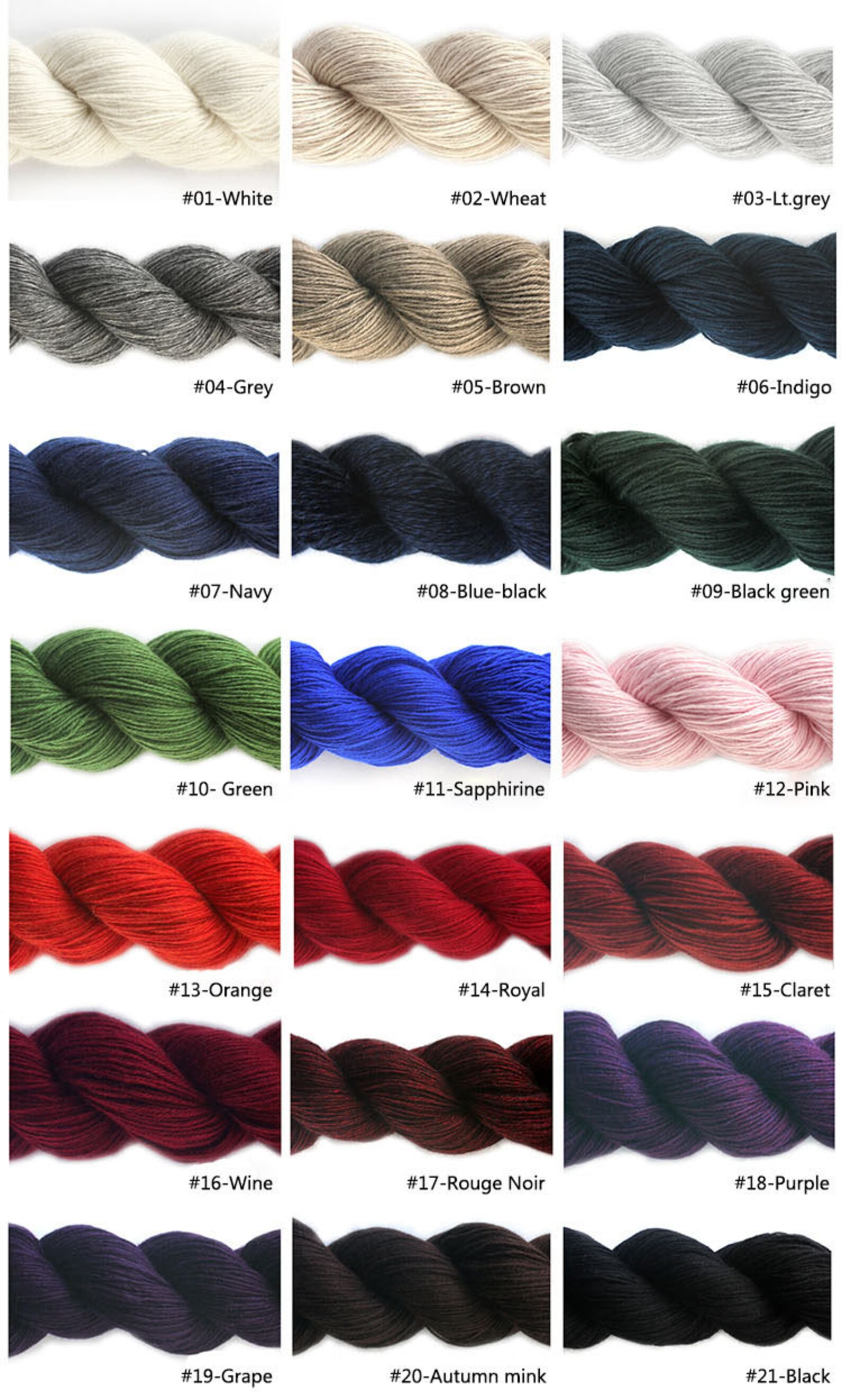 Lotus Yarns Mink & Cashmere Blend Knitting Yarn Skein Soft Etsy