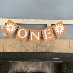 Daisy birthday banner, daisy birthday decor, Daisy Theme Birthday, Wildflower Birthday, Hippie Birthday, Groovy Birthday Theme, Daisy Theme