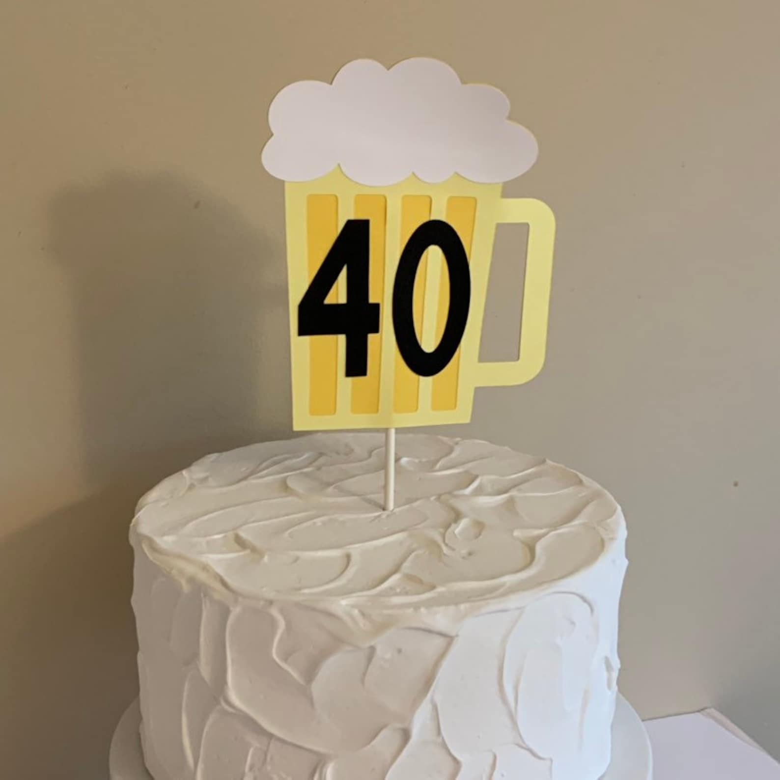 Beer Mug Cake Topper Cheers & Beers Cheers to 30 Years Etsy