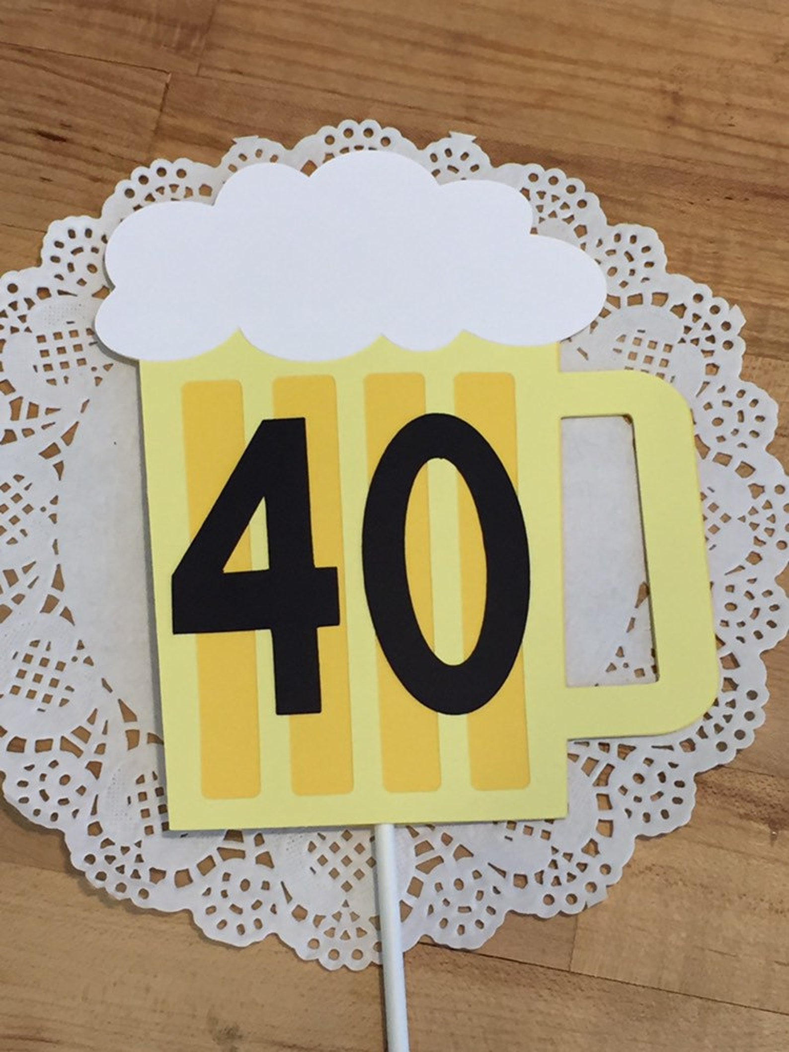 Beer Mug Cake Topper Cheers & Beers Cheers to 30 Years Etsy