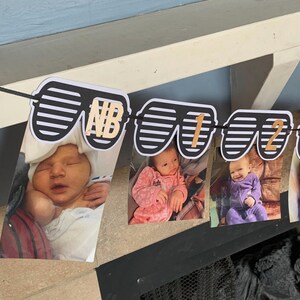 One Cool Dude Photo Banner, One Cool dude Birthday, One Cool Dude Decor, Cool Dude Birthday Party, Two Cool Birthday Party, Cool Dude Decor
