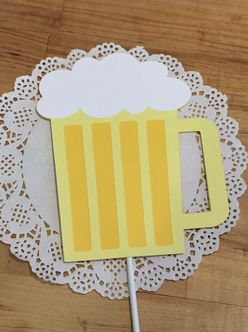 Birthday Decorations Birthday Banner Cheers to 30 Years Banner Cheers /& Beers dirty 30 Beer Mug Cake Topper 30th birthday banner