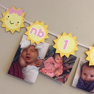 Sunshine Photo Banner - You are my Sunshine First Birthday Banner - You are my sunshine  party - You are my sunshine party decorations