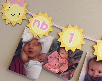Sunshine Photo Banner - You are my Sunshine First Birthday Banner - You are my sunshine  party - You are my sunshine party decorations