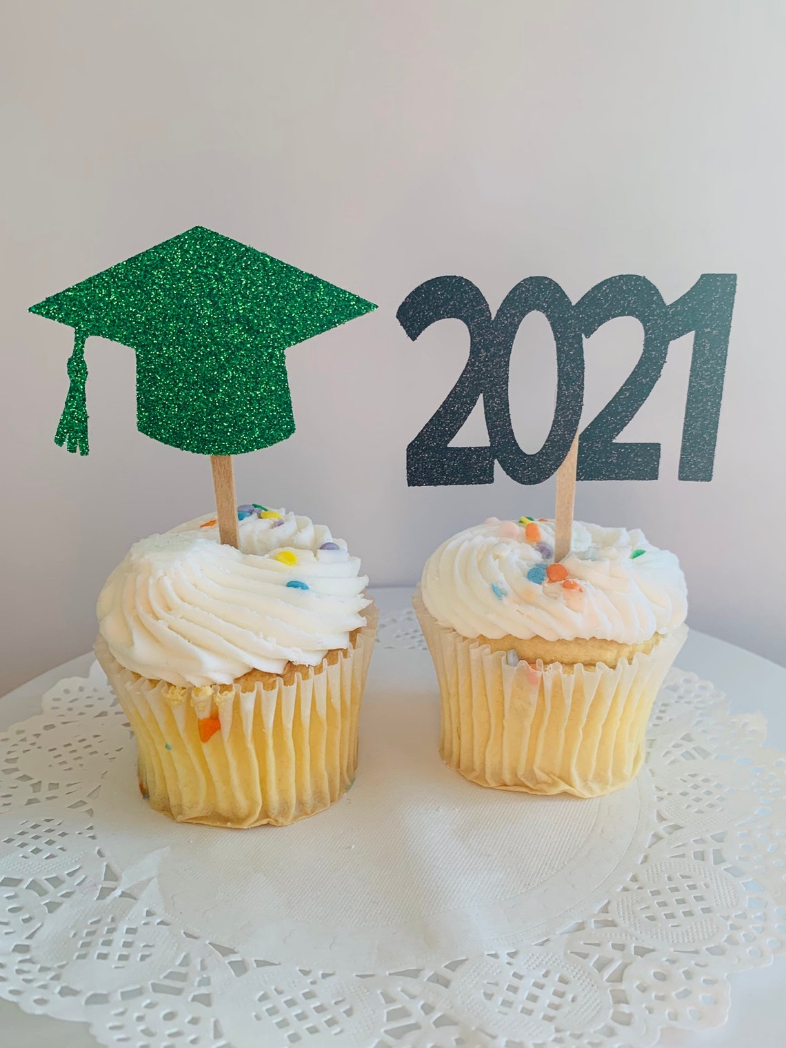2023 Graduation Cap Cupcake Toppers 2023 Cupcake Toppers Etsy