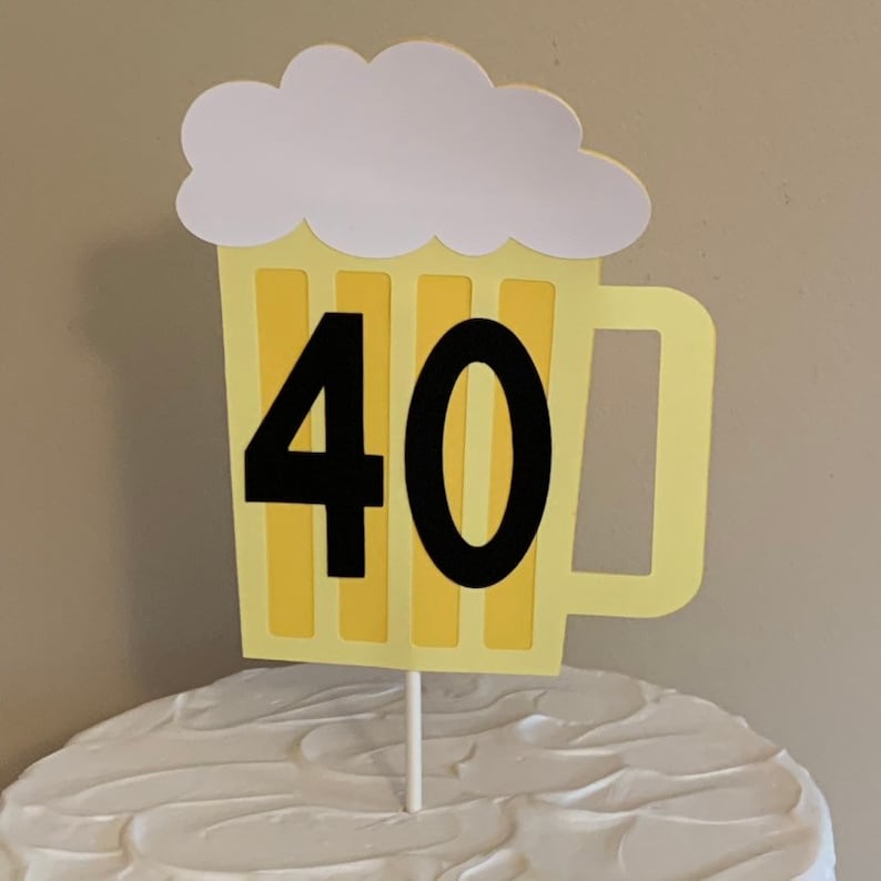 Birthday Decorations Birthday Banner Cheers to 30 Years Banner Cheers /& Beers dirty 30 Beer Mug Cake Topper 30th birthday banner