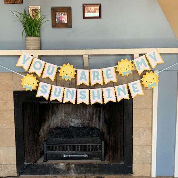 Sunshine Birthday Banner - You are my Sunshine Birthday Banner - You are my sunshine first birthday -You are my sunshine party decorations
