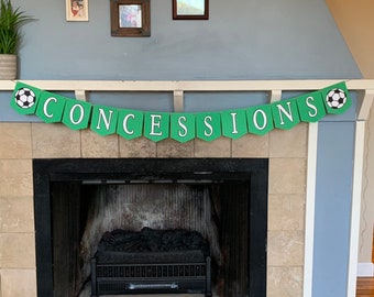 Soccer Birthday Banner, Soccer party decorations, soccer first birthday decor, sports party, soccer party ideas, soccer birthday decorations