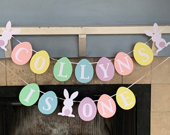 Some Bunny is One Banner , Easter Birthday Banner,  Some Bunny Decorations, Some Bunny Banner, Easter Birthday Sign, Bunny Decorations