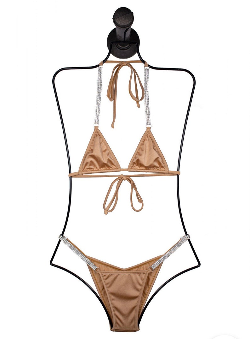 The Kylie Rhinestone Brazilian Bikini