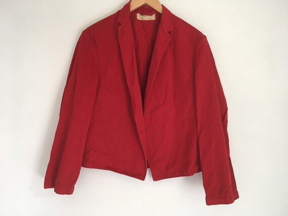 Cropped shop workwear jacket
