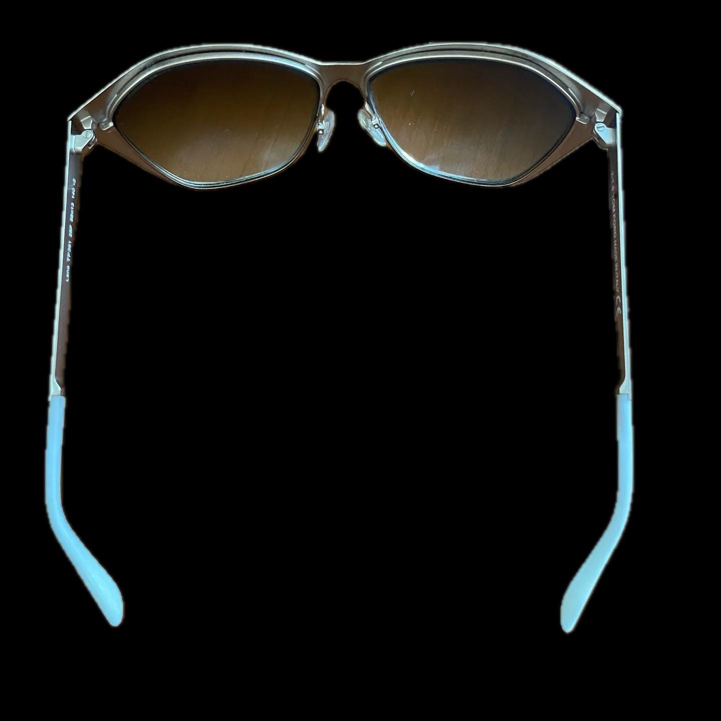 Tom Ford Lena Oversize Sunglasses White Metal Cateye Cat Eye  display picture 1