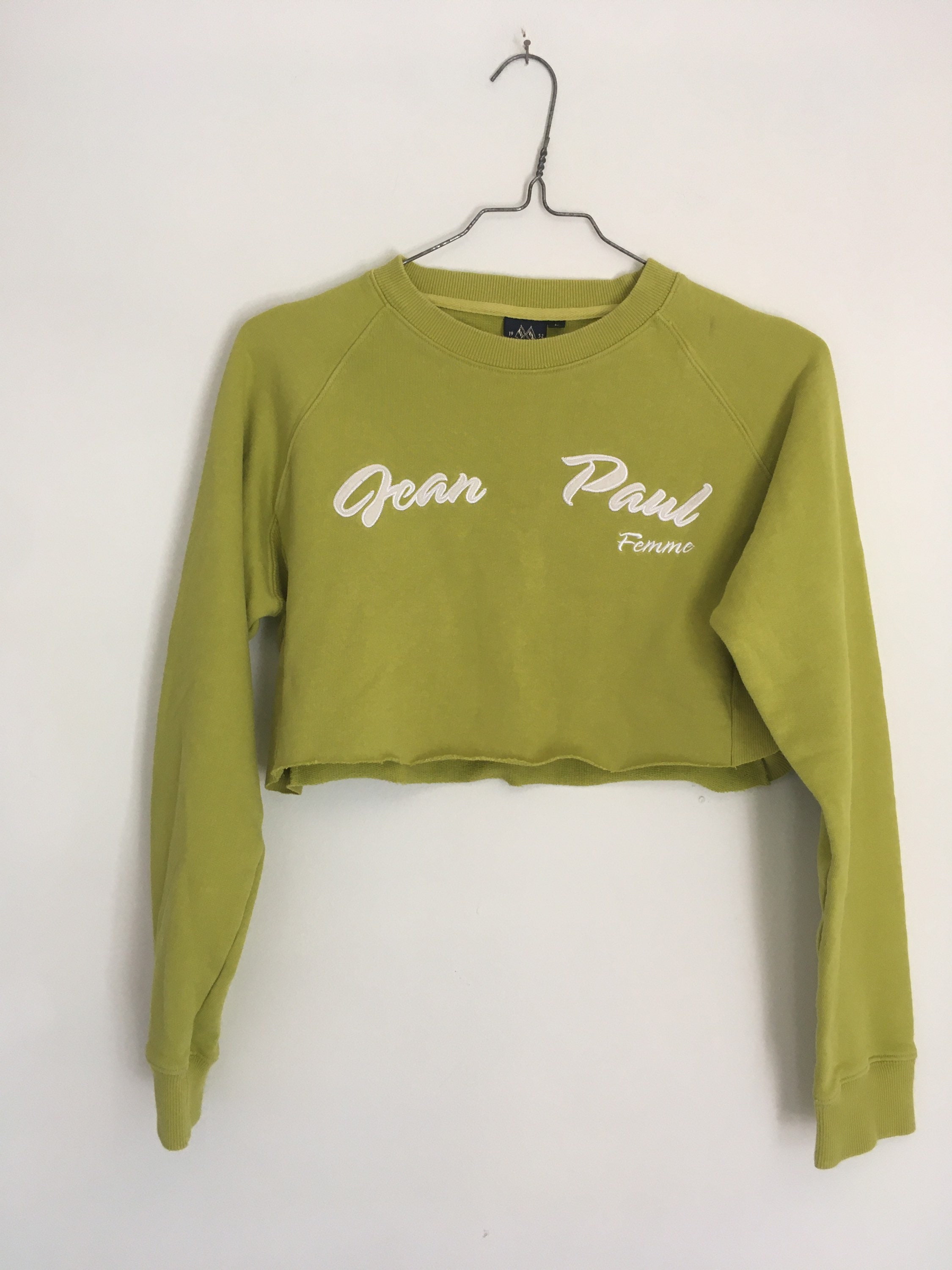 Vintage Jean Paul Gaultier Cropped Sweatshirt JPG Iconic Logo
