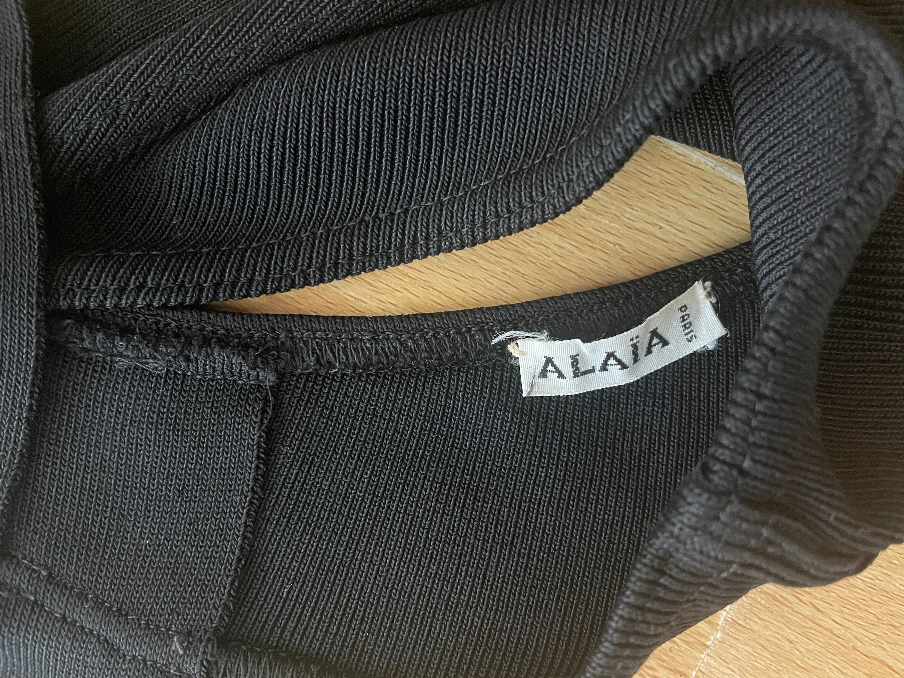 Azzedine Alaia Ultra Rare Black Bandage Body Con Bralette