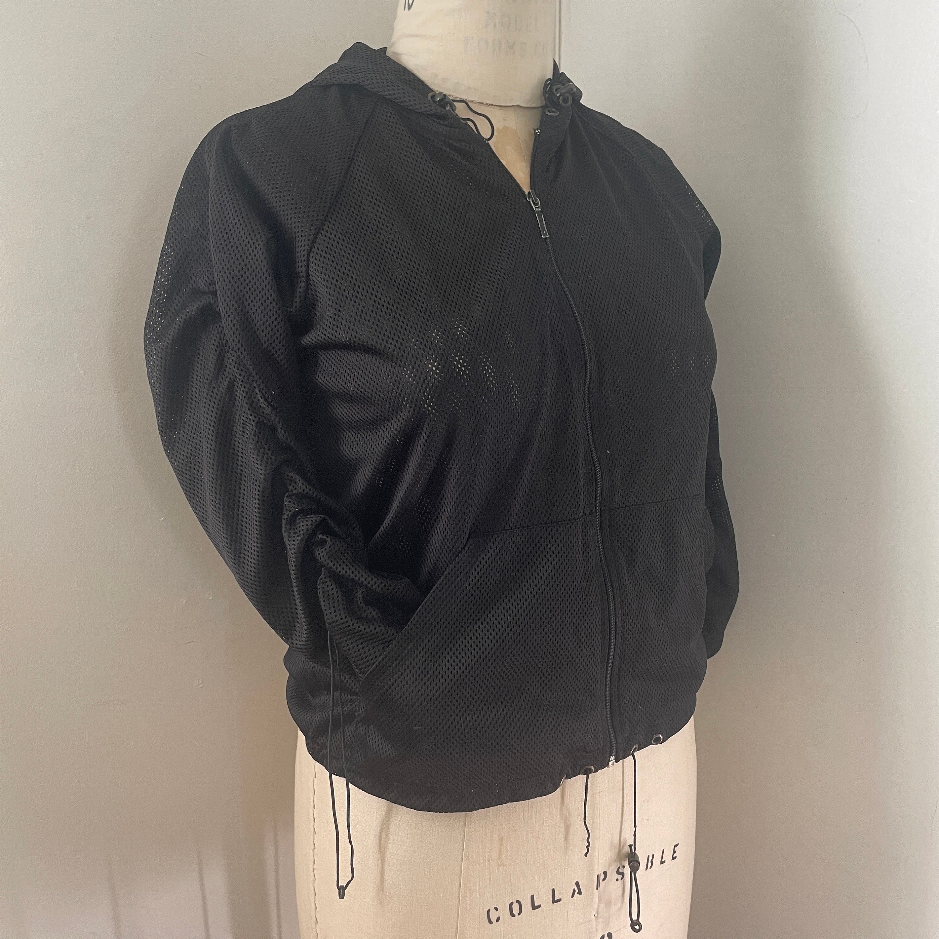 Mesh zip up jacket discount