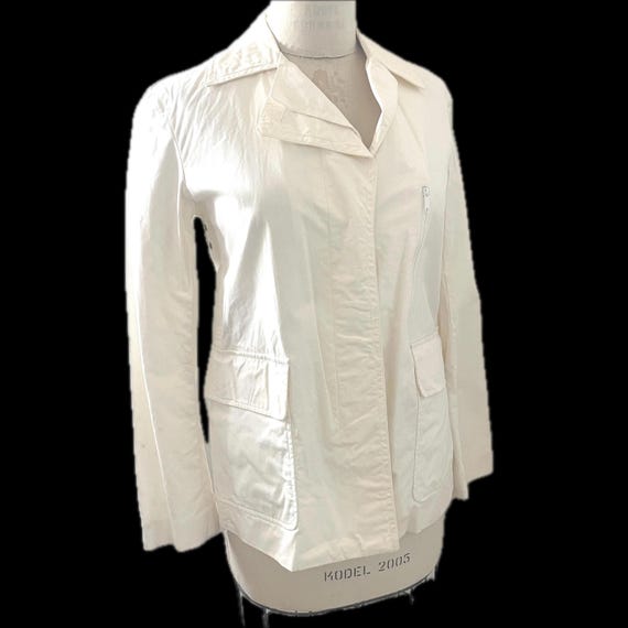 Vintage 90s DKNY solid blazer jacket lightweight … - image 1