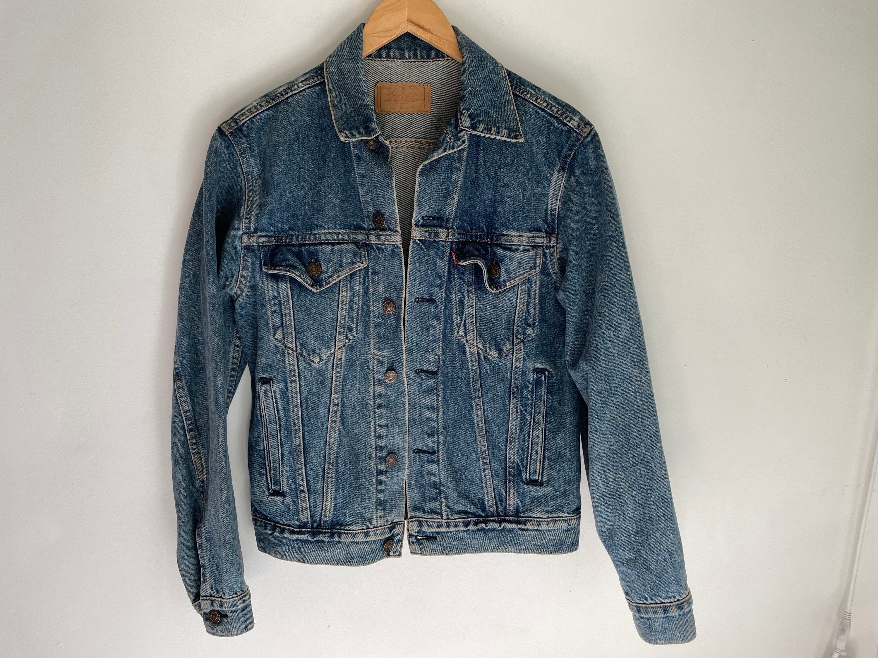 Levis Vintage Denim Blue Jean Jacket Trucker Punk Rock & Roll - Etsy Canada