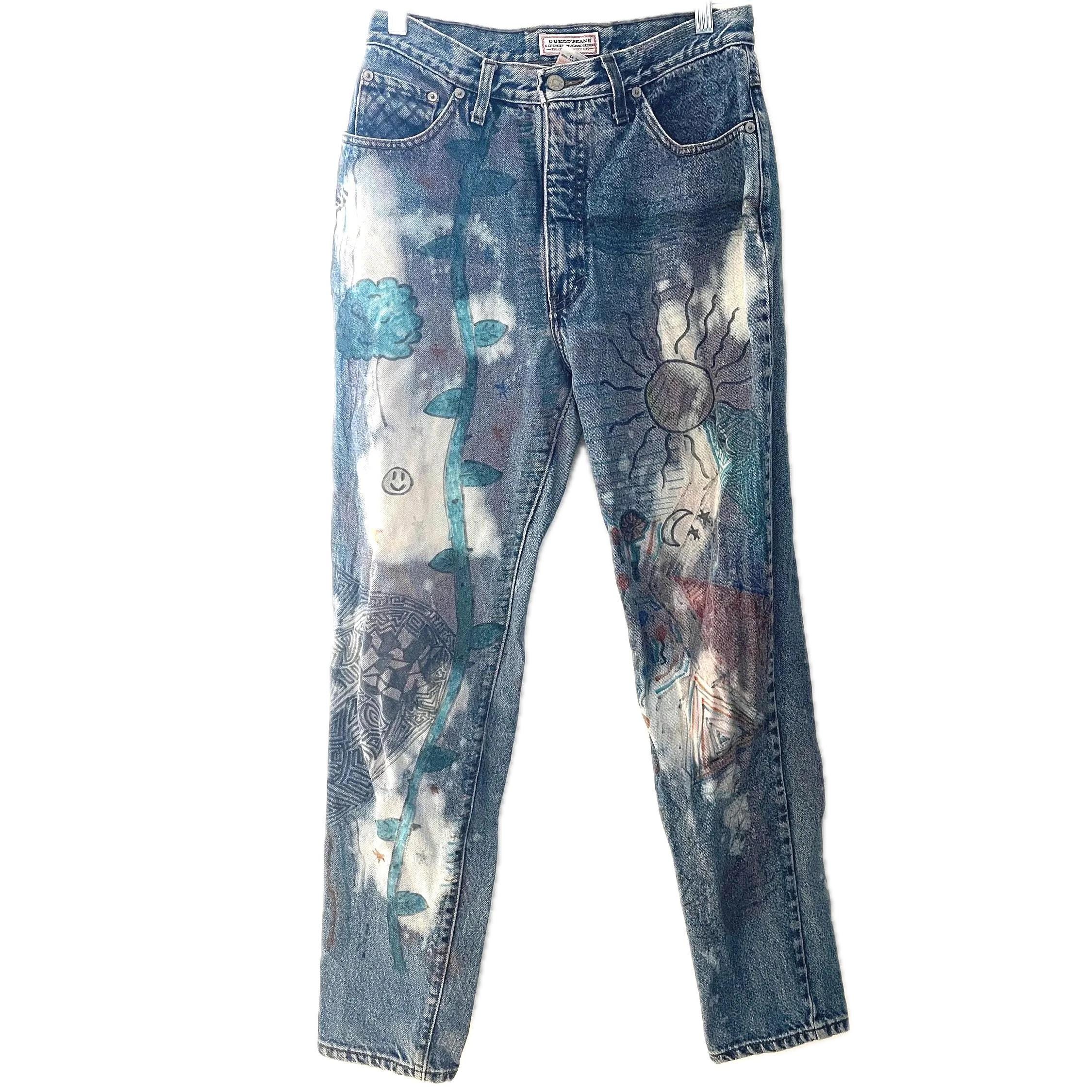 Disegno di jeans candeggina Italia