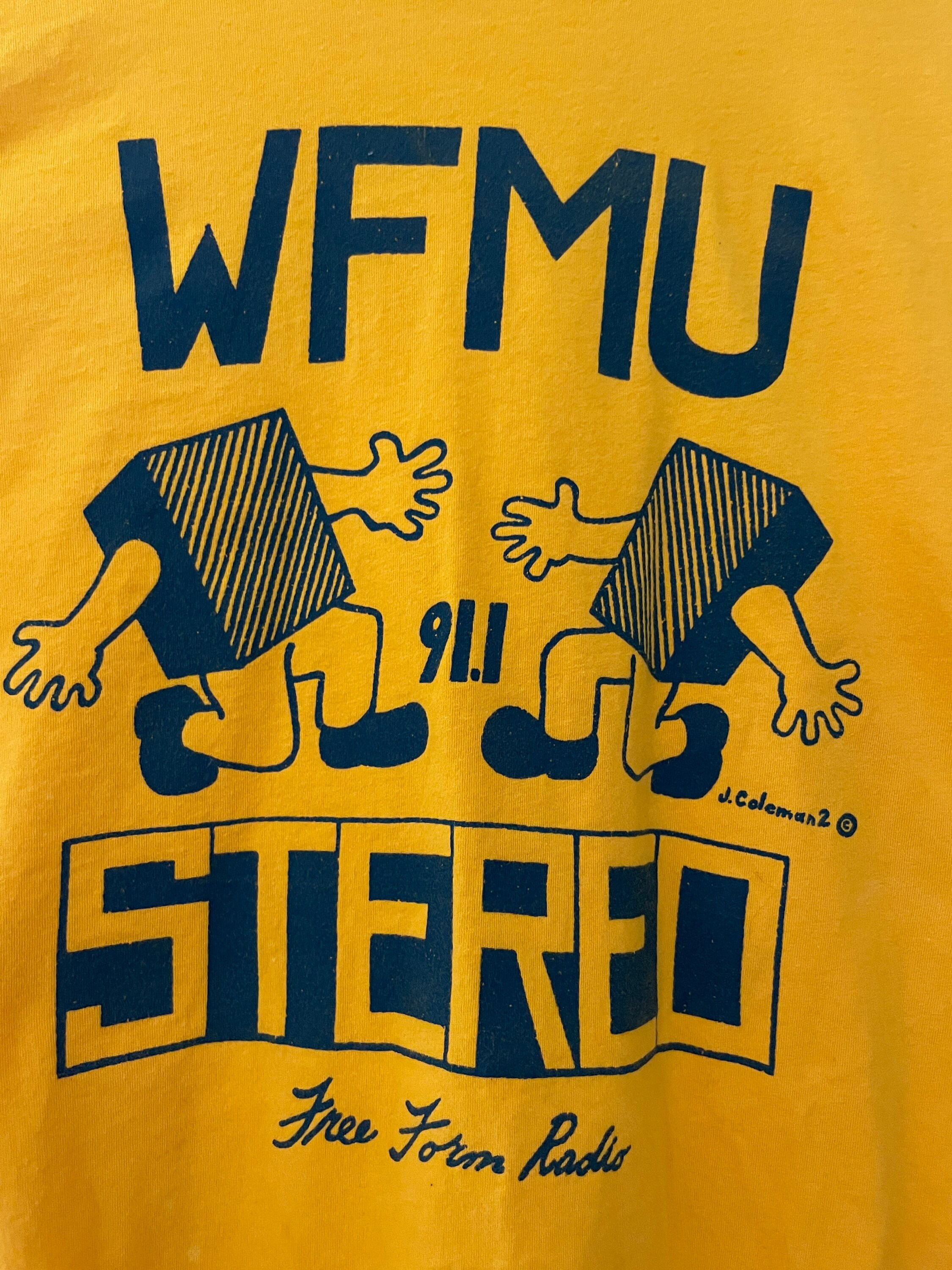 WFMU Stereo T Shirt 91.9 New York Jersey City Historic 