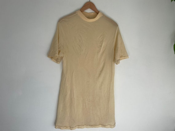 Silk Cream Short Sleeve Thermal Base 