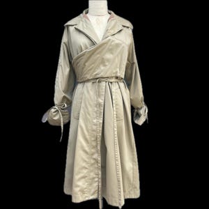 Sanchez Kane Editorial Unisex Trenchcoat 2018 Runway Piece Mexican Designer Gucci Collaborator khaki Jacket Cotton Trenchcoat Haute Couture