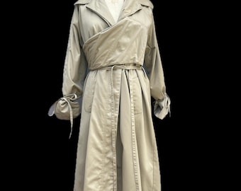 Sanchez Kane Editorial Unisex Trenchcoat 2018 Runway Piece Mexicaanse ontwerper Gucci Collaborator kaki jas katoenen trenchcoat Haute Couture
