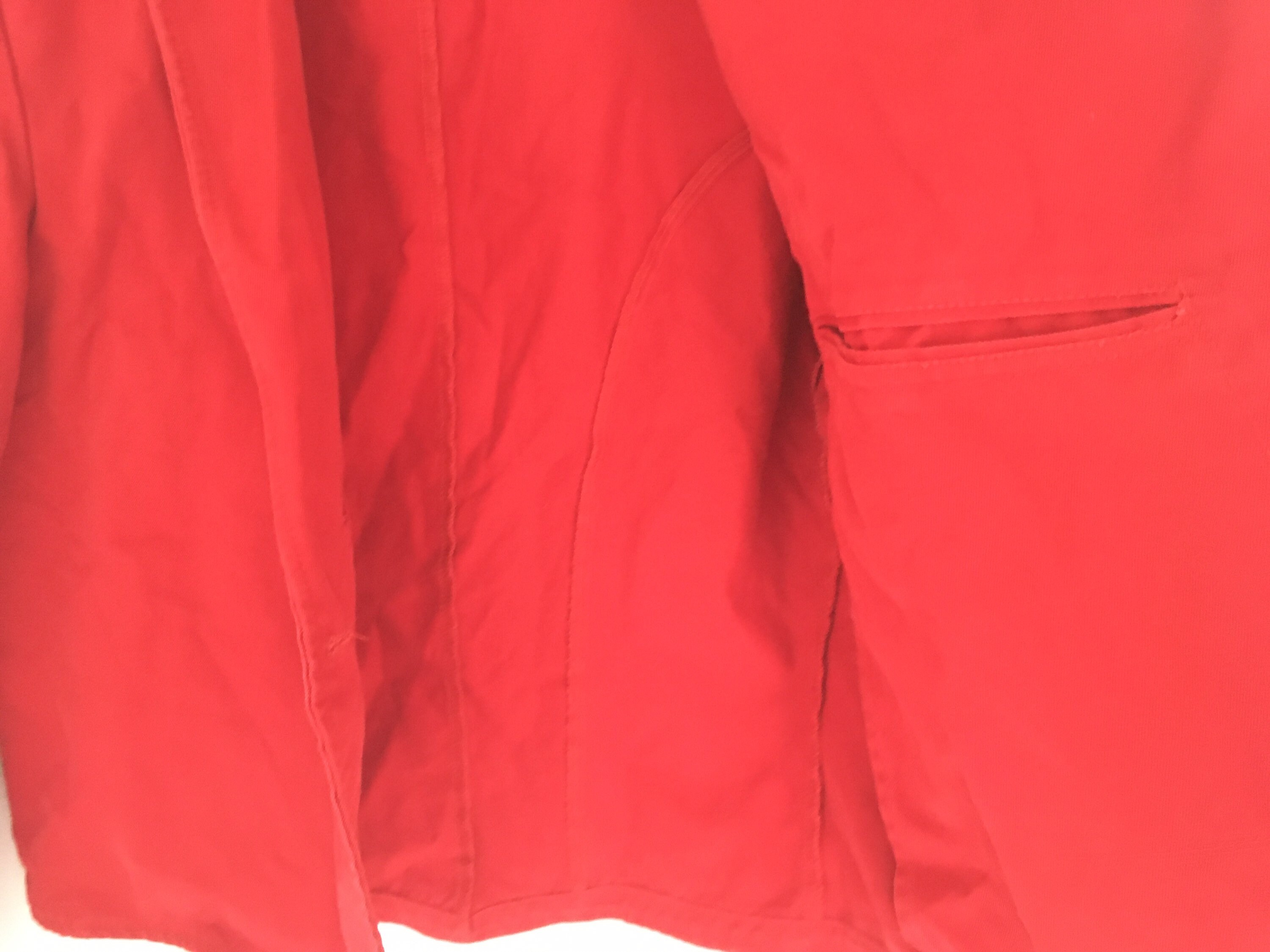 Vintage Angelica Red Cropped Workwear Jacket Canvas 100