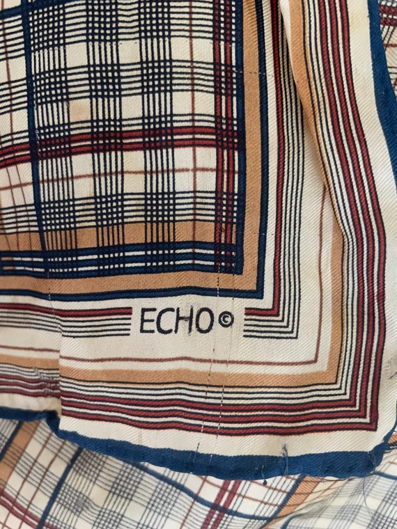 Echo Japanese silk scarf hankie bandana pocket squ