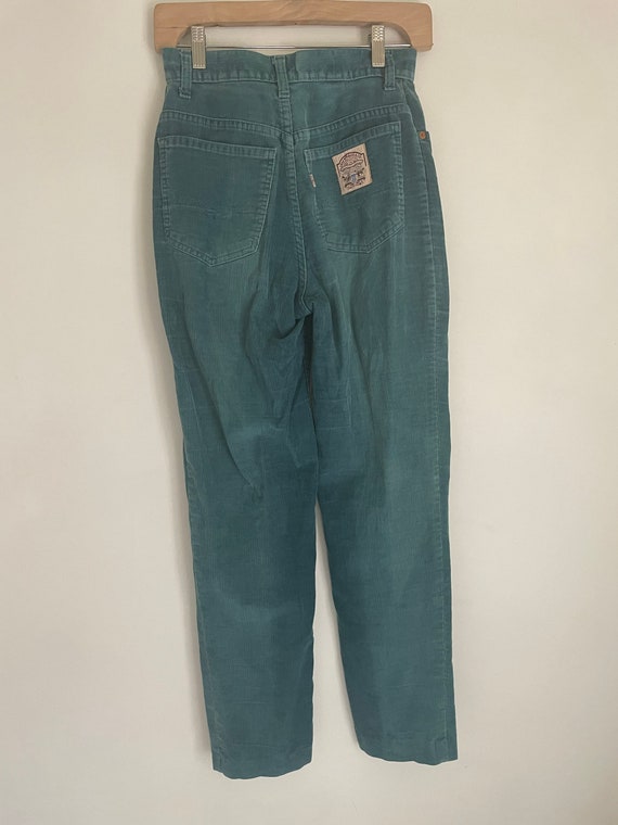 Vintage 70s thin wale corduroy Levi's 26" ultra h… - image 3