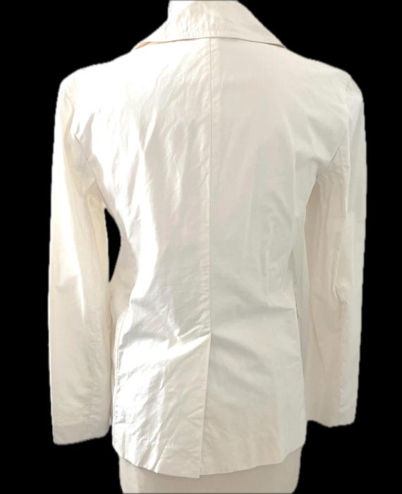 Vintage 90s DKNY solid blazer jacket lightweight … - image 5