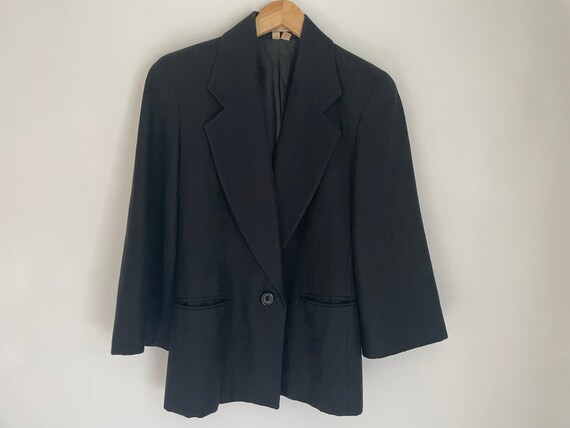 Perry Ellis vintage designer blazer suit jacket 1… - image 6