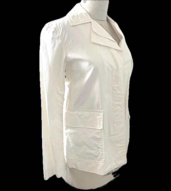 Vintage 90s DKNY solid blazer jacket lightweight … - image 3